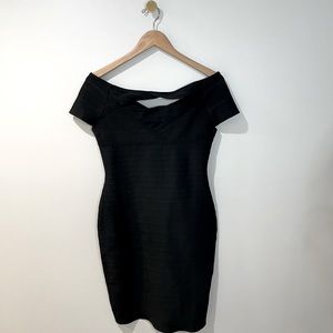 Kaouyou | Black Slimming Bodycon Dress